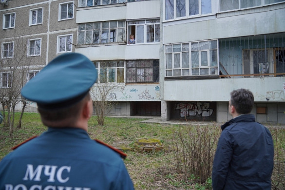 В Шуе продолжается устранение последствий ночной атаки БПЛА
